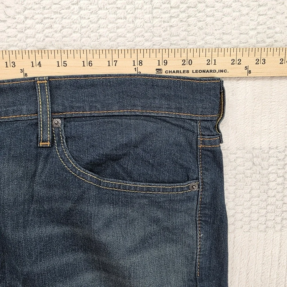 Levis 541 Jeans Mens 40x30 Athletic Fit High Rise Stretch Medium Wash Blue Denim